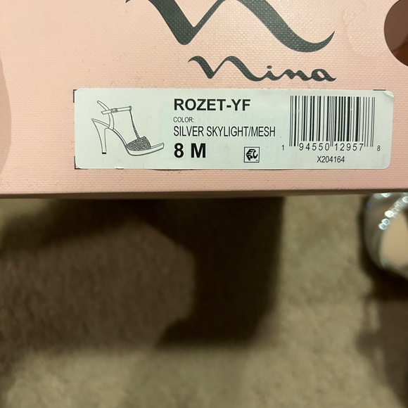 Silver Stillettos (new in box) - Picture 6 of 6